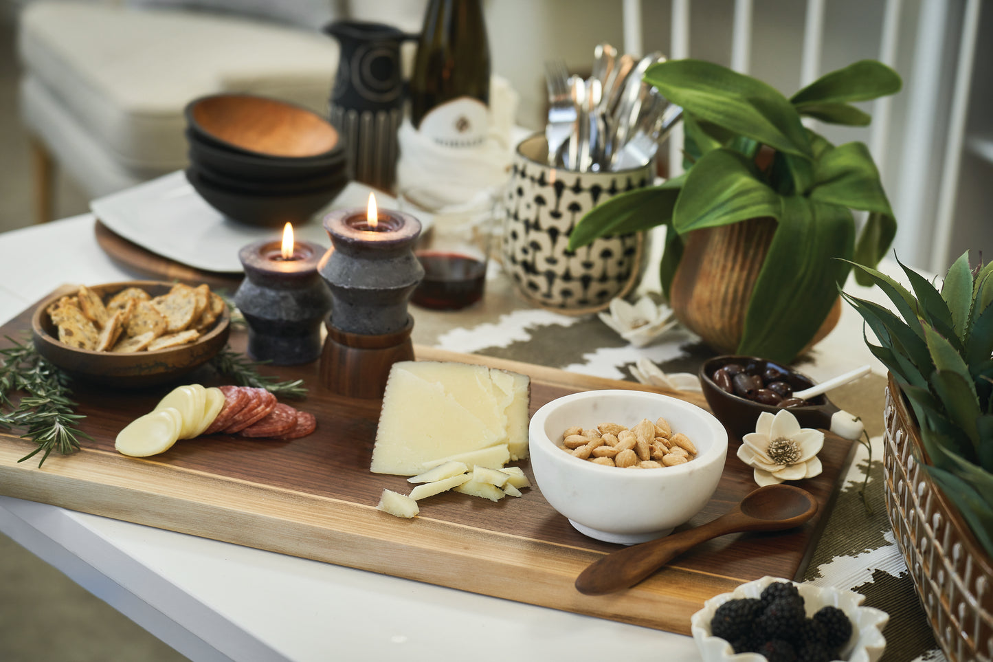 Double Live Edge Cutting & Presentation Board