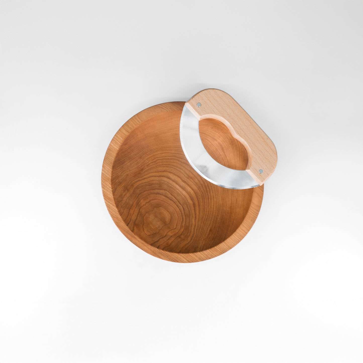 9" Wooden Chopping Bowl Set