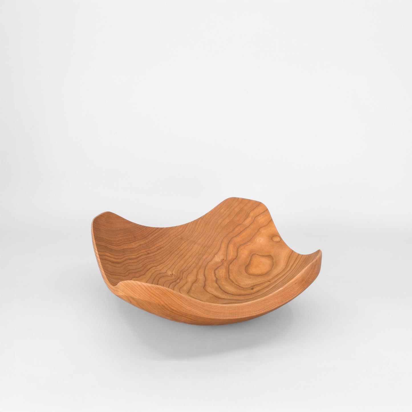 12" Four Corners Wooden Bowl