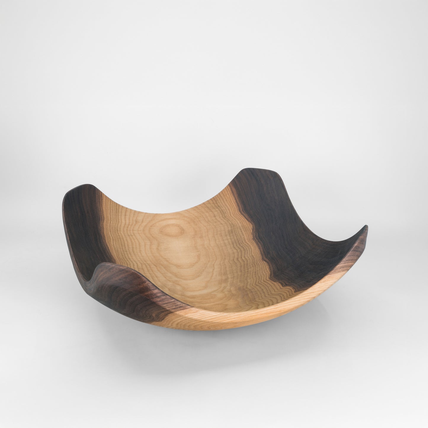 17" Four Corners Wooden Bowl