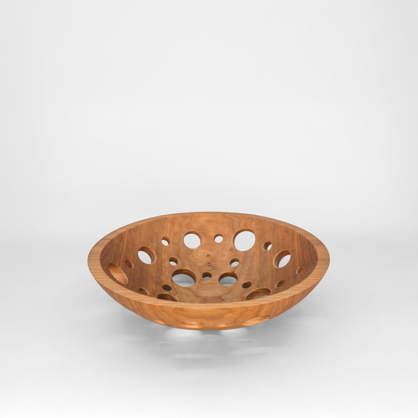 12" Wooden Fruit Bowl