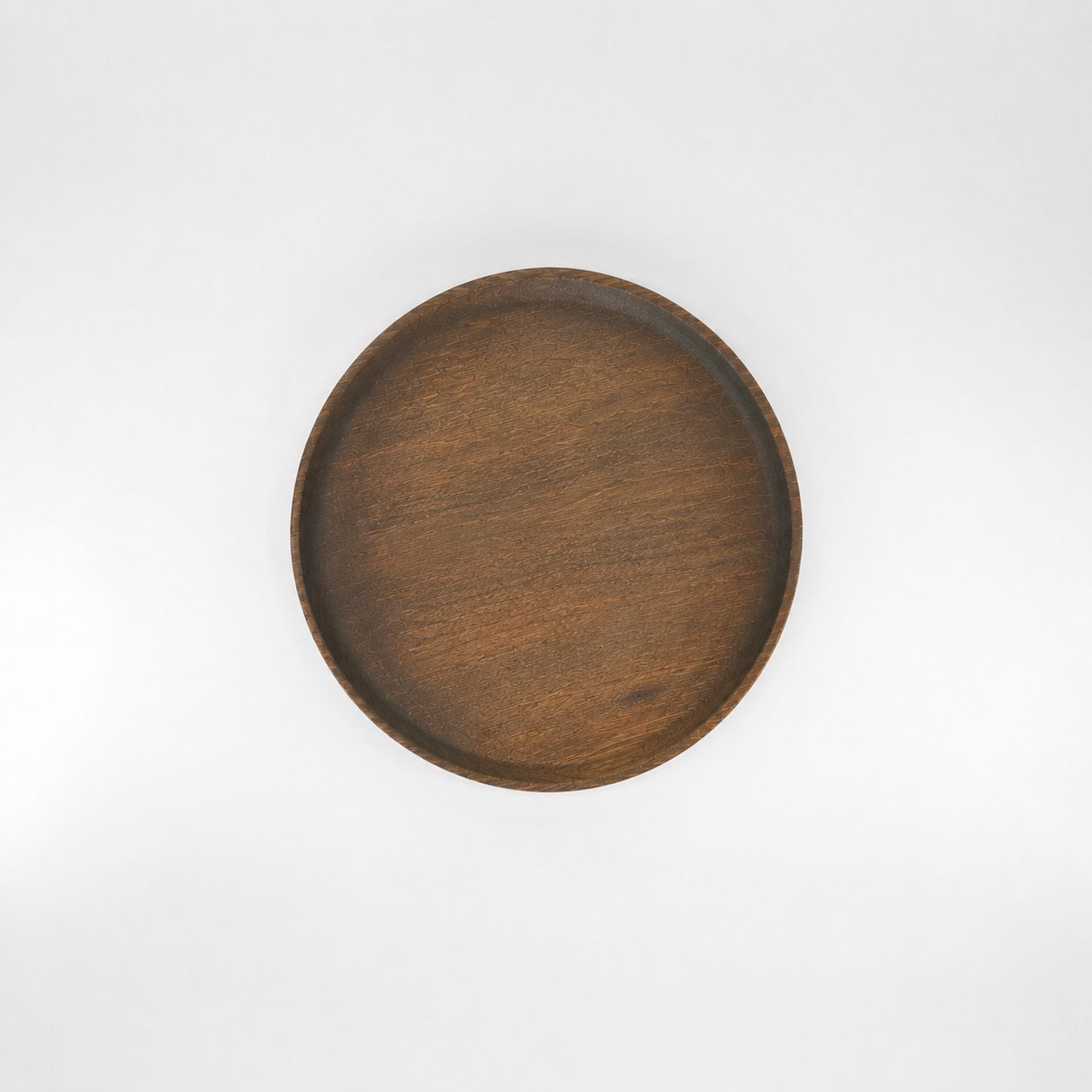 10" Narrow Rim Wooden Plate