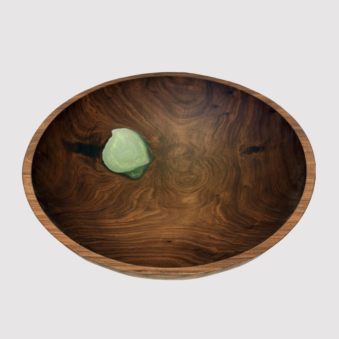 17" Walnut Resin Bowl