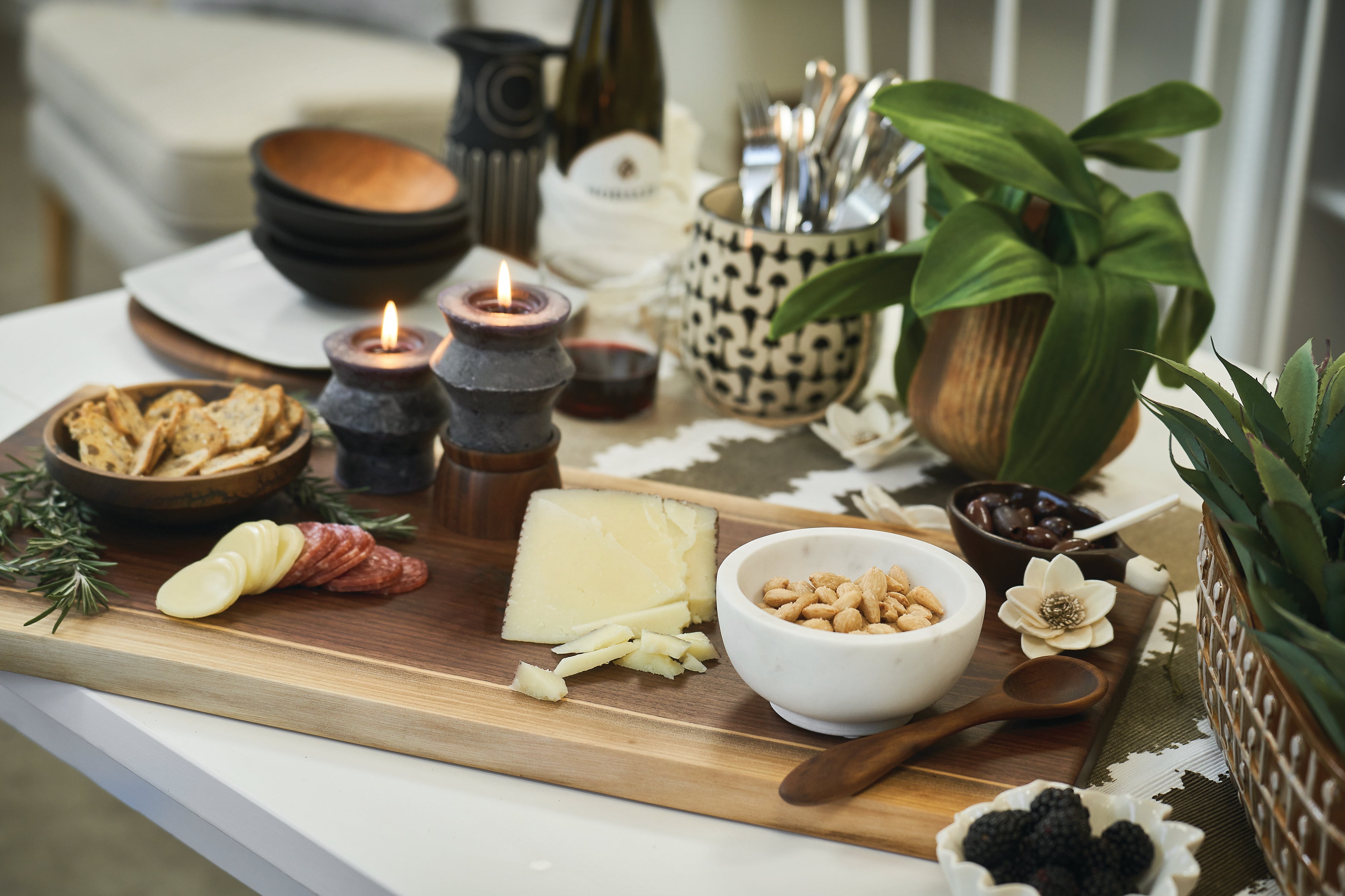 Double Live Edge Cutting & Presentation Board