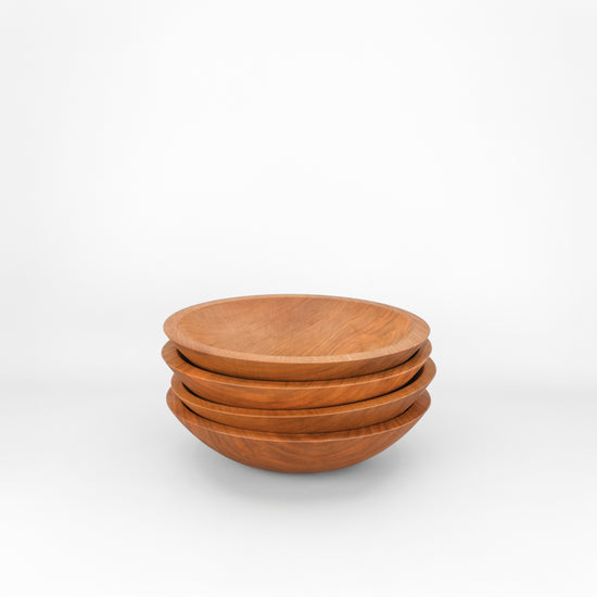 9" Wooden Salad Bowl Bundle