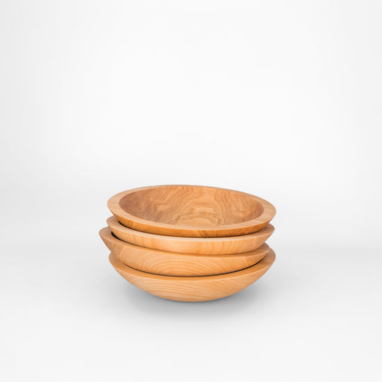 9" Wooden Salad Bowl Bundle