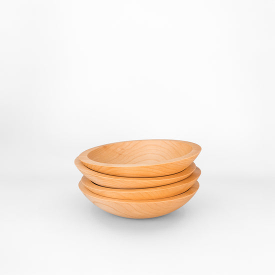 9" Wooden Salad Bowl Bundle