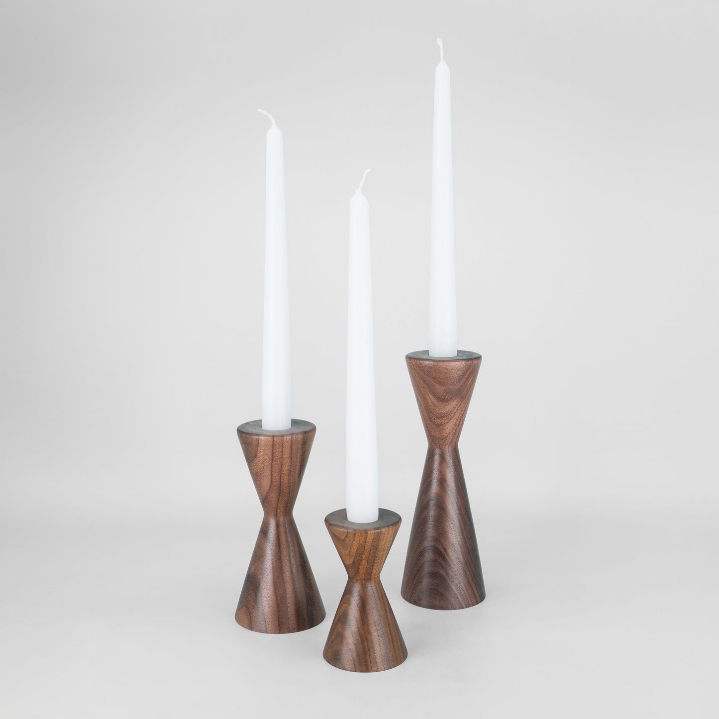 Wooden Candle Holders