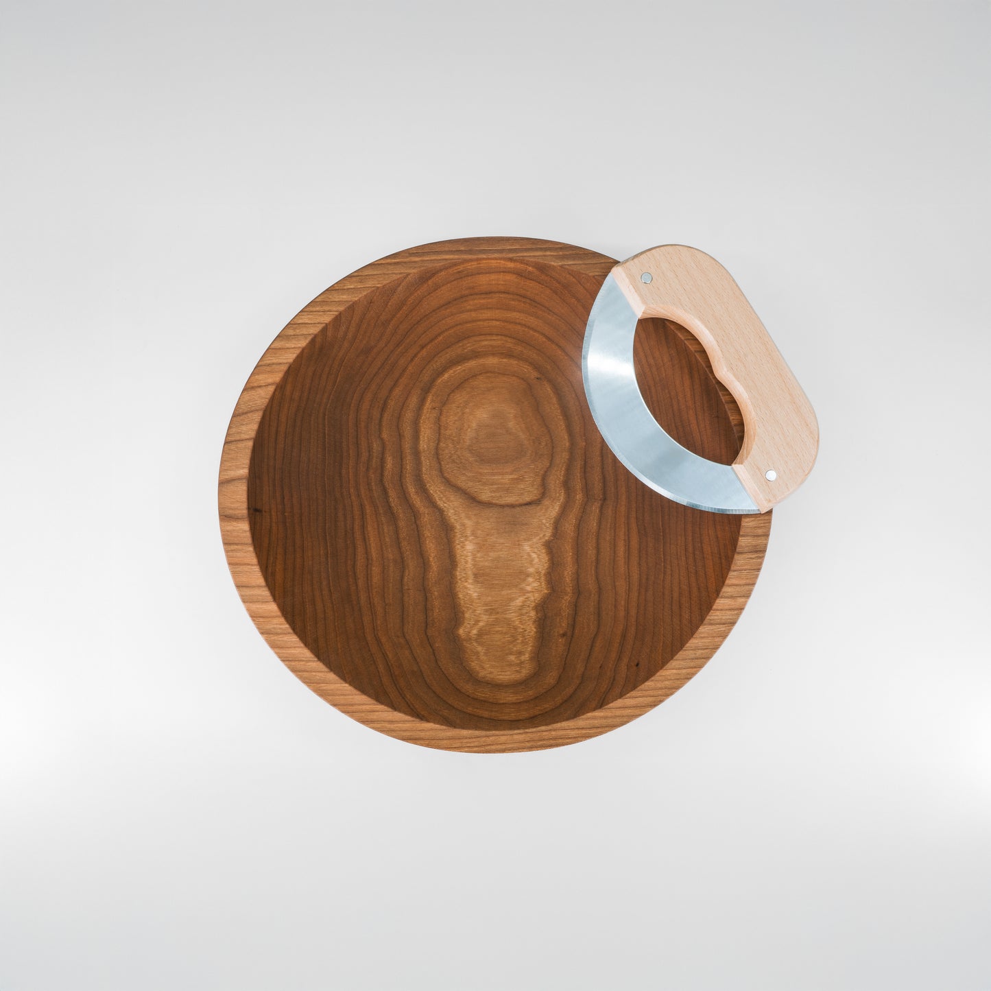 12" Wooden Chopping Bowl Set