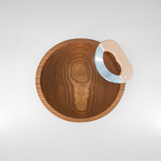 12" Wooden Chopping Bowl Set