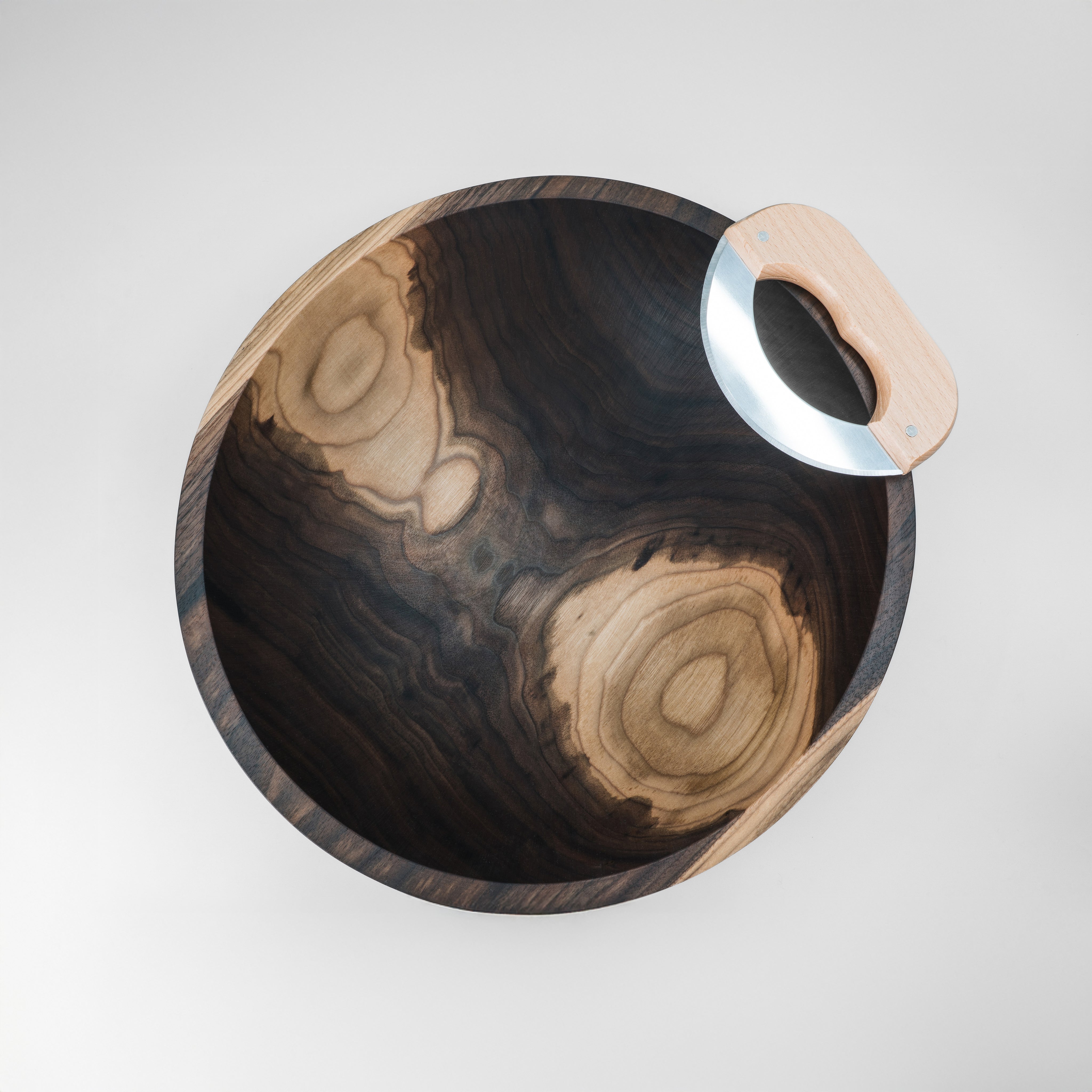 15" Wooden Chopping Bowl Set