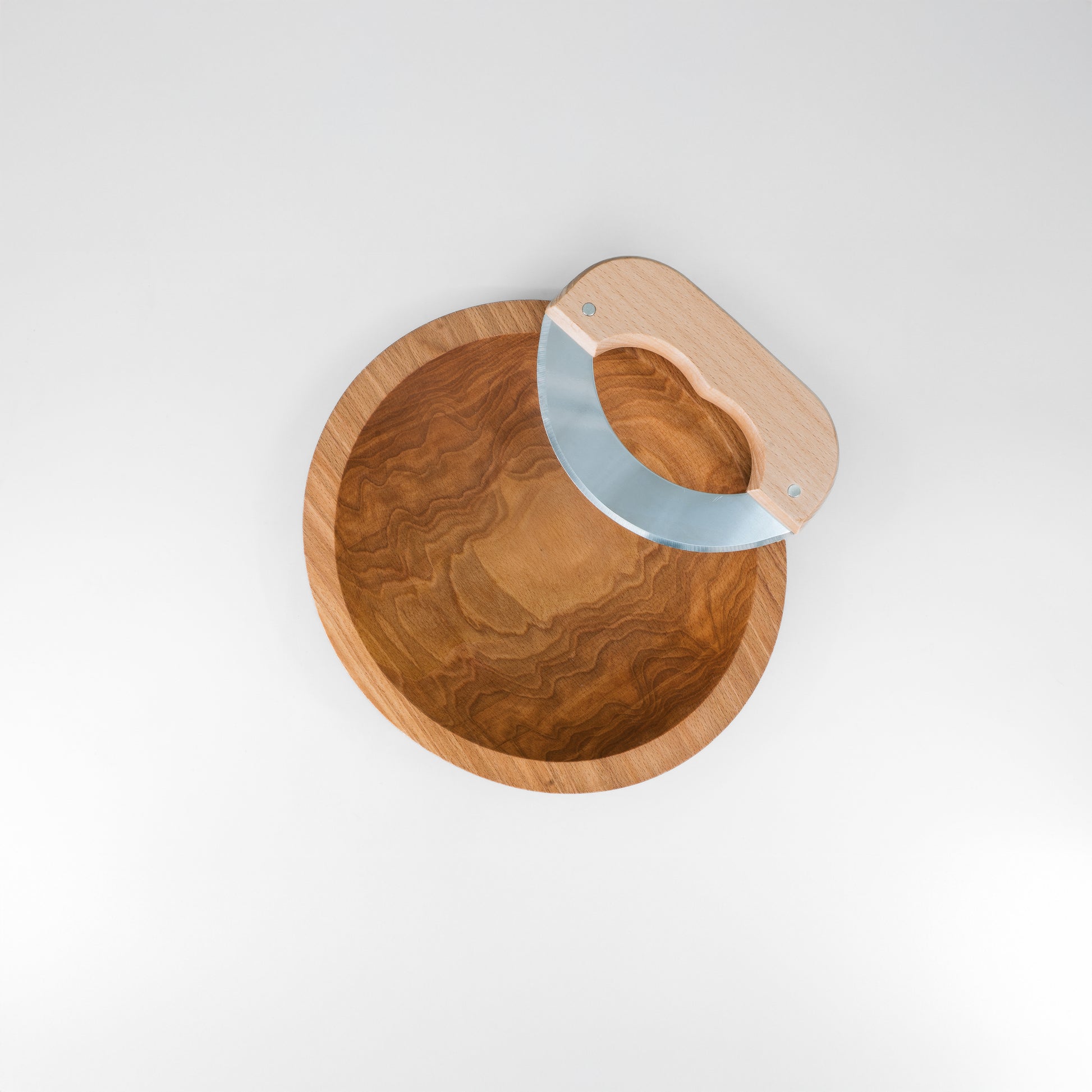 9" Wooden Chopping Bowl Set