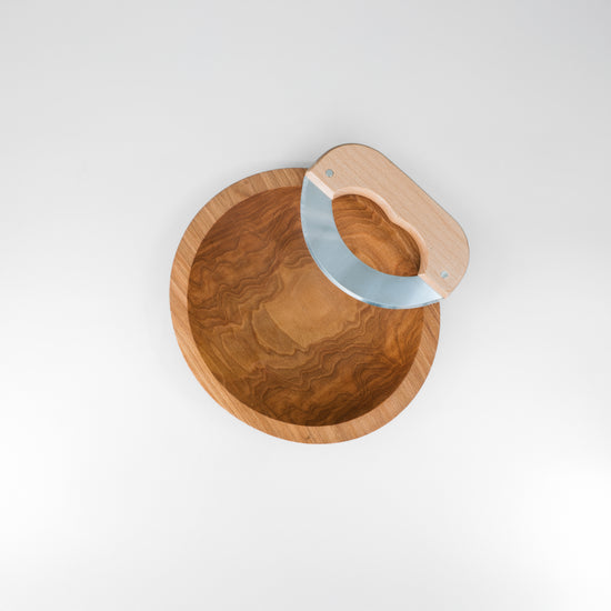 9" Wooden Chopping Bowl Set