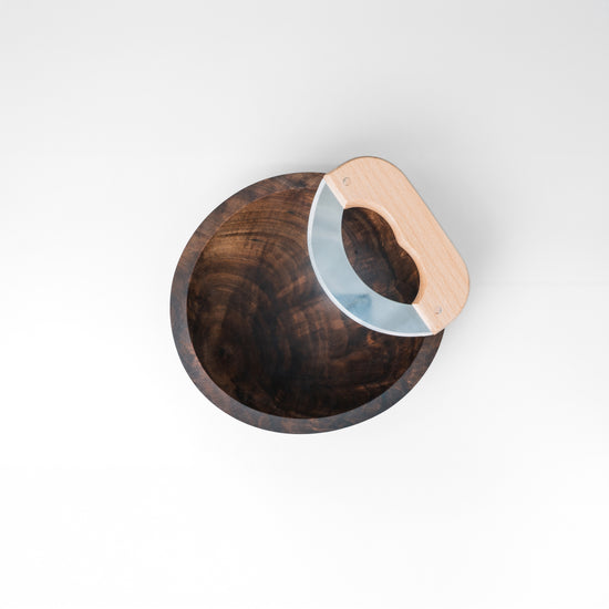 9" Wooden Chopping Bowl Set