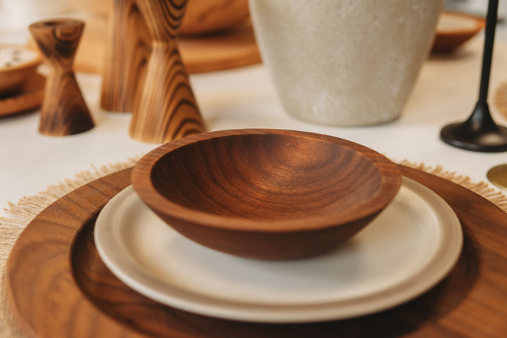 9" Wooden Bowl