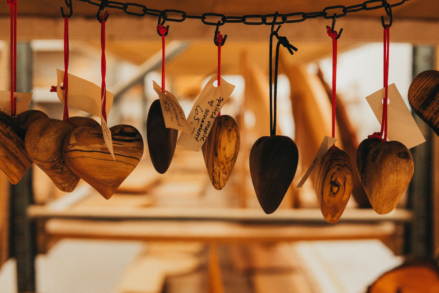 Wooden Heart Ornament