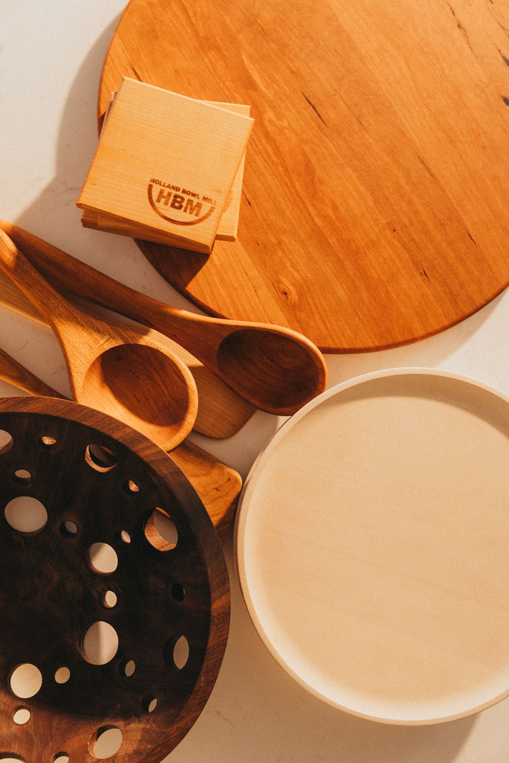 Wooden Round Spoon
