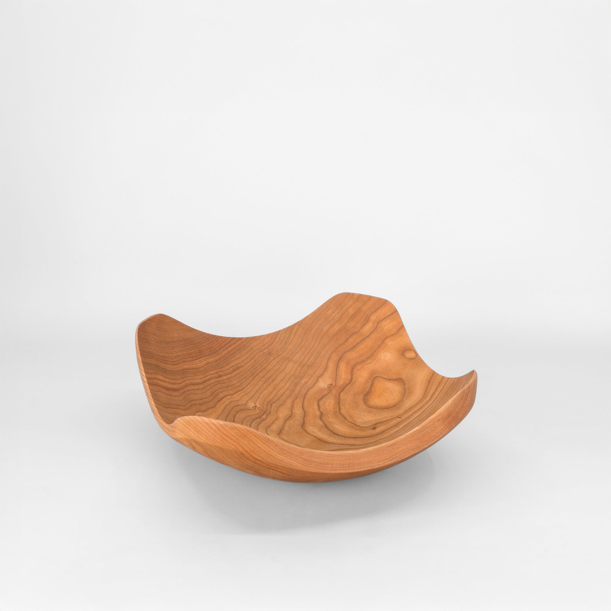 12" Four Corners Wooden Bowl