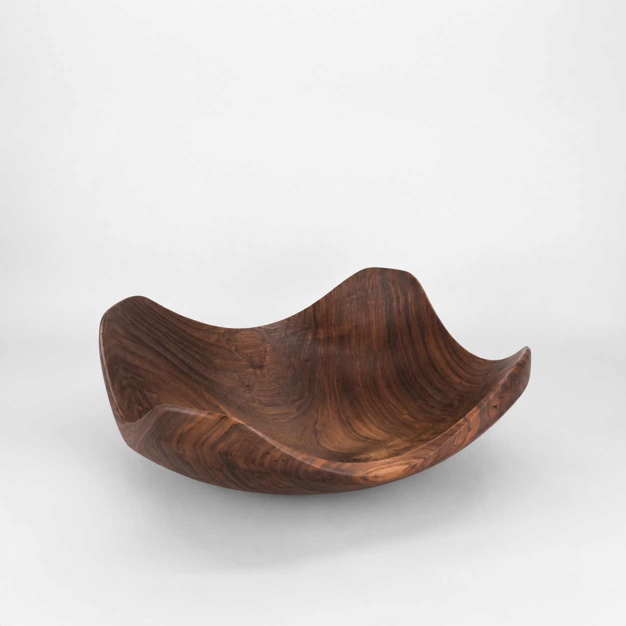15" Four Corners Wooden Bowl