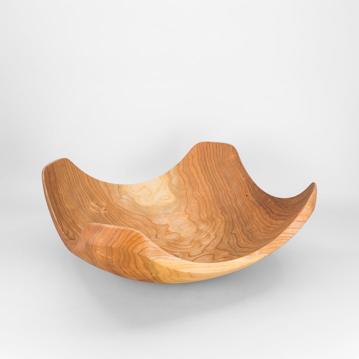 17" Four Corners Wooden Bowl