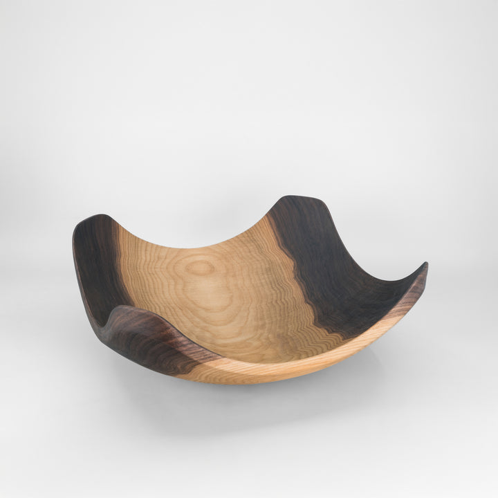 17" Four Corners Wooden Bowl