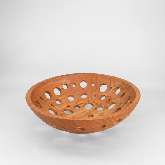15" Wooden Fruit Bowl