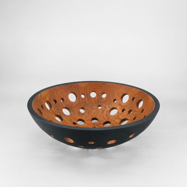 15" Wooden Fruit Bowl