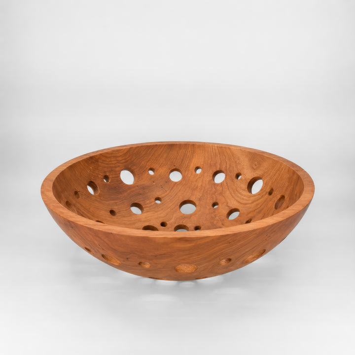 17" Wooden Fruit Bowl