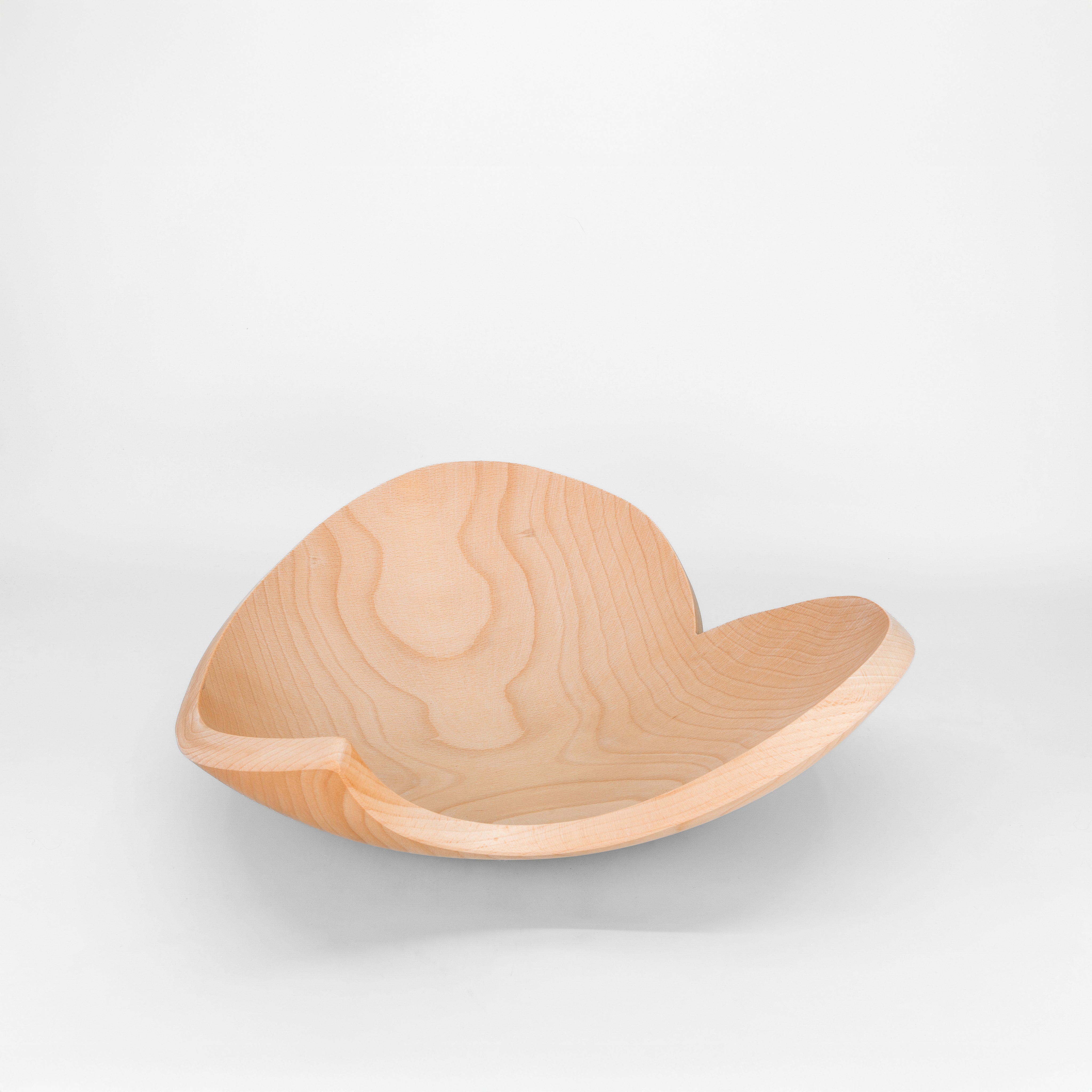 15" Wooden Heart Bowl