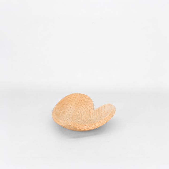 7" Wooden Heart Bowl