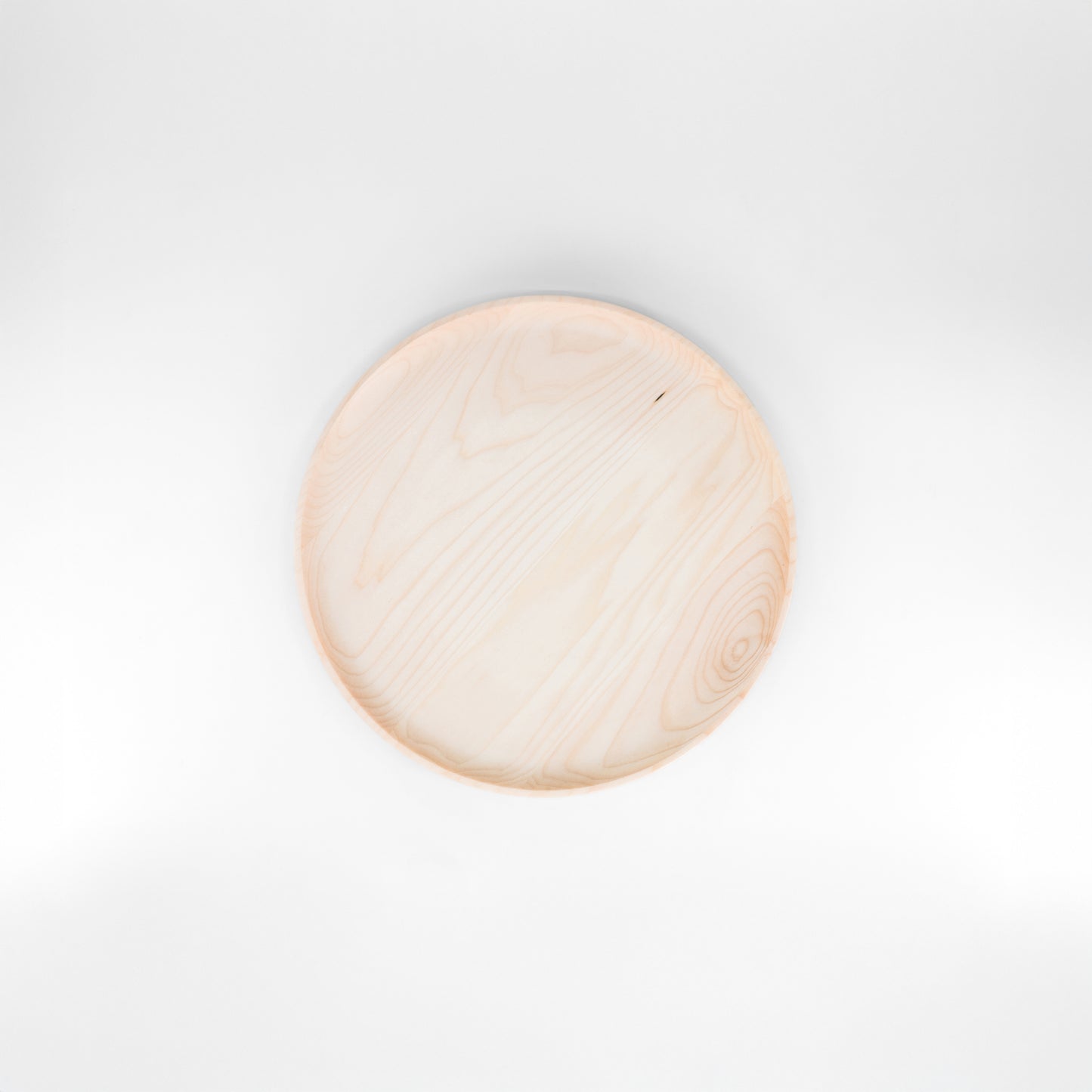 10" Narrow Rim Wooden Plate