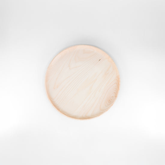 10" Narrow Rim Wooden Plate