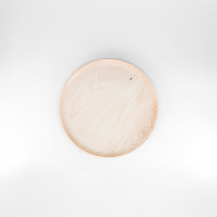 10" Narrow Rim Wooden Plate