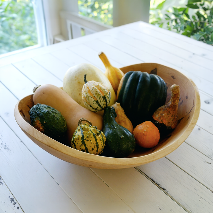 17" Live Edge Wooden Bowl