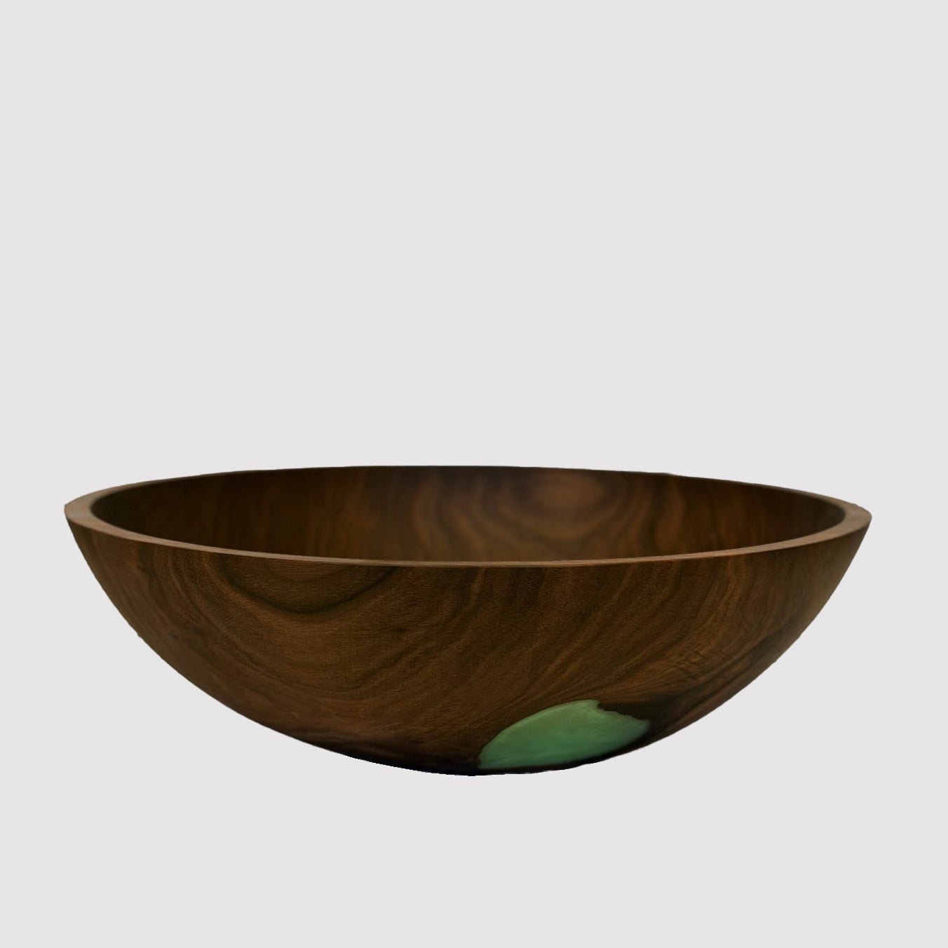 17" Walnut Resin Bowl