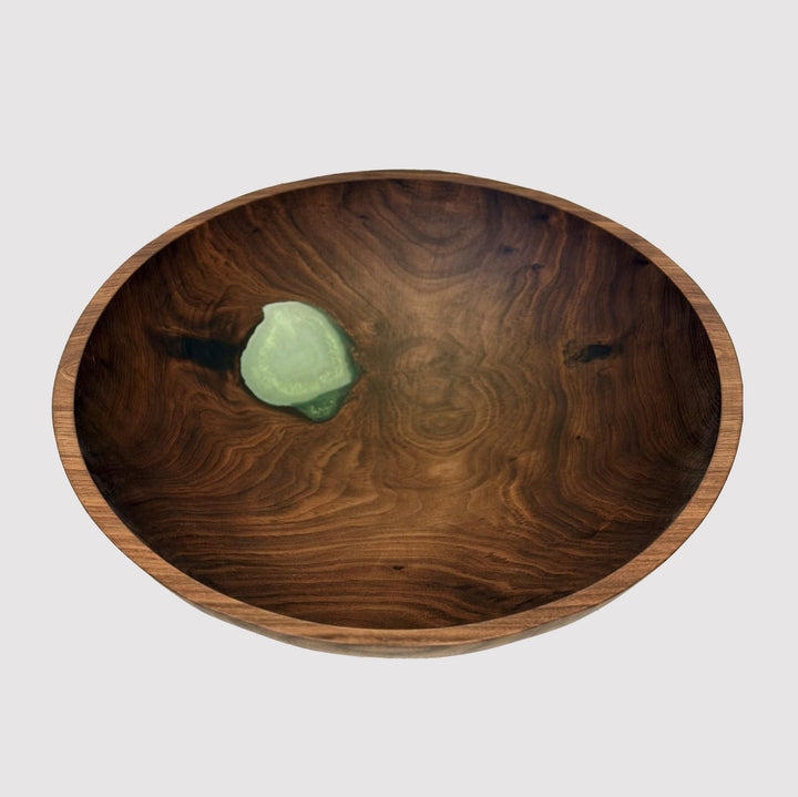 17" Walnut Resin Bowl