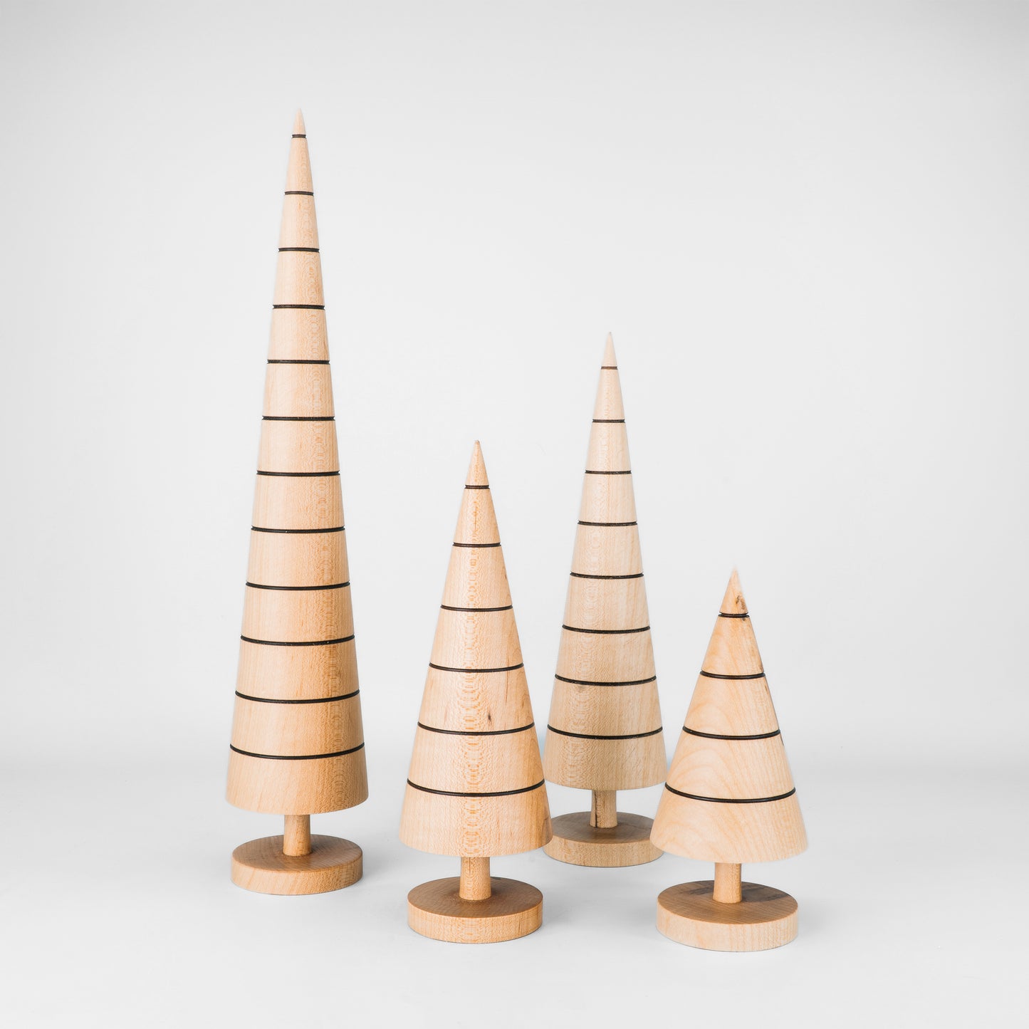 Hand Turned Wooden Trees