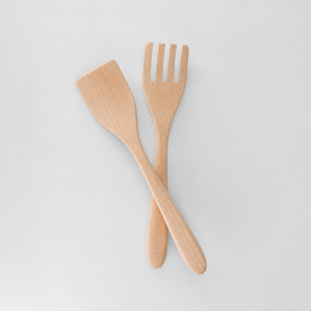 Standard Wooden Salad Utensil Set