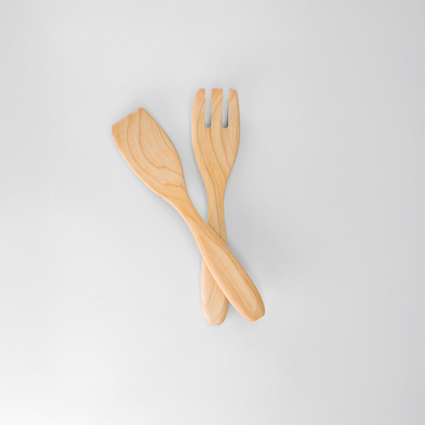 Small Wooden Salad Utensil Set
