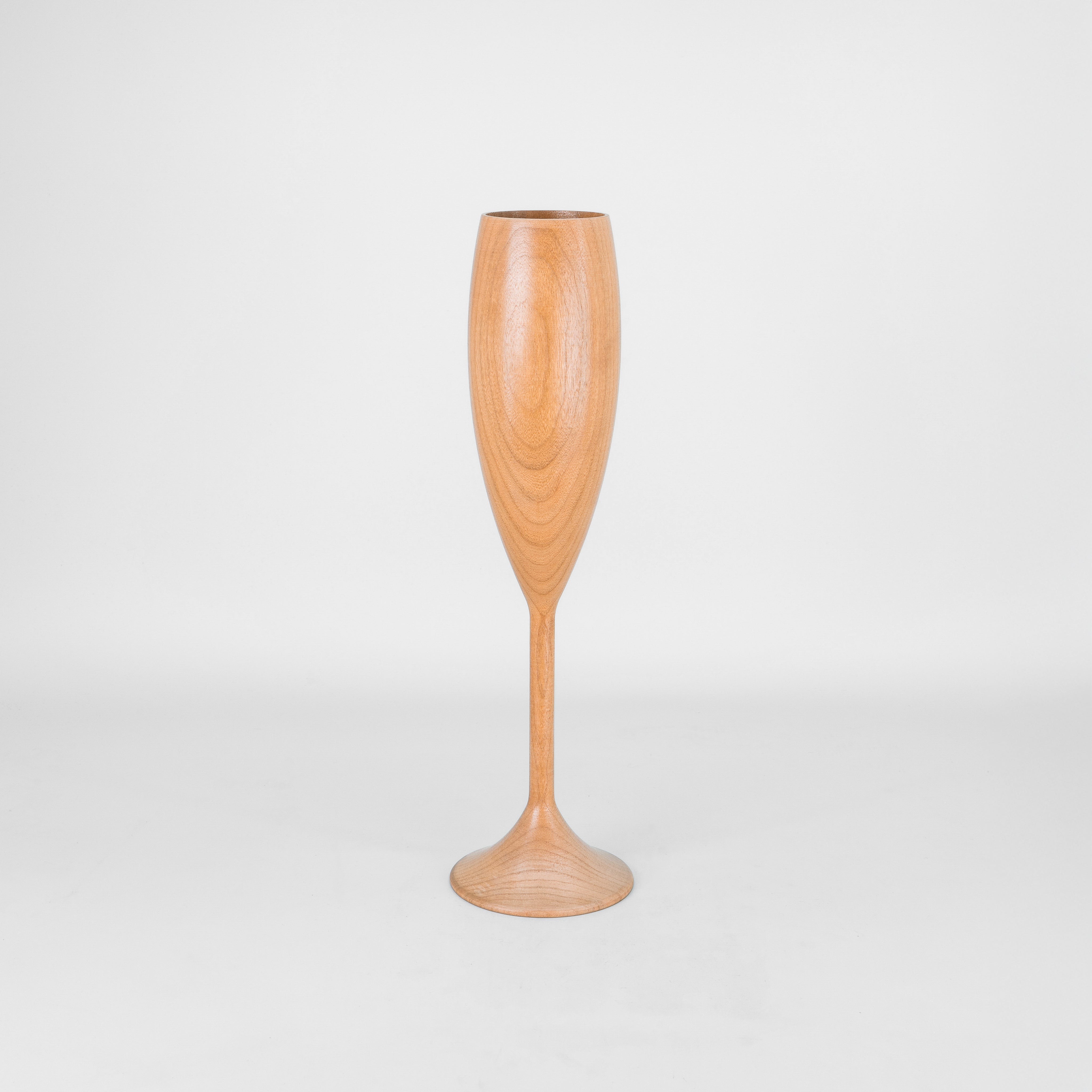 Classic Wooden Wine Flutes
