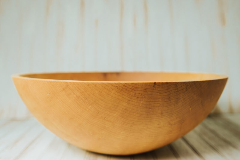 A 20-inch Maple bowl