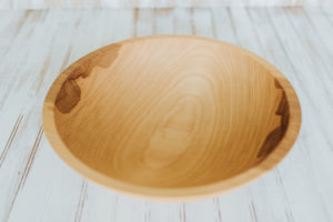 15-inch large beech bowl