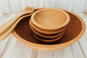 15 inch Northern Michigan Red Oak Bowl Set