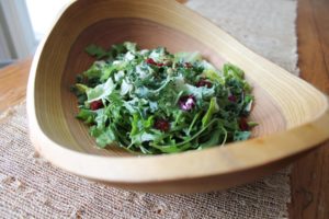 A 15-inch cherry live edge bowl, from the Holland Bowl Mill