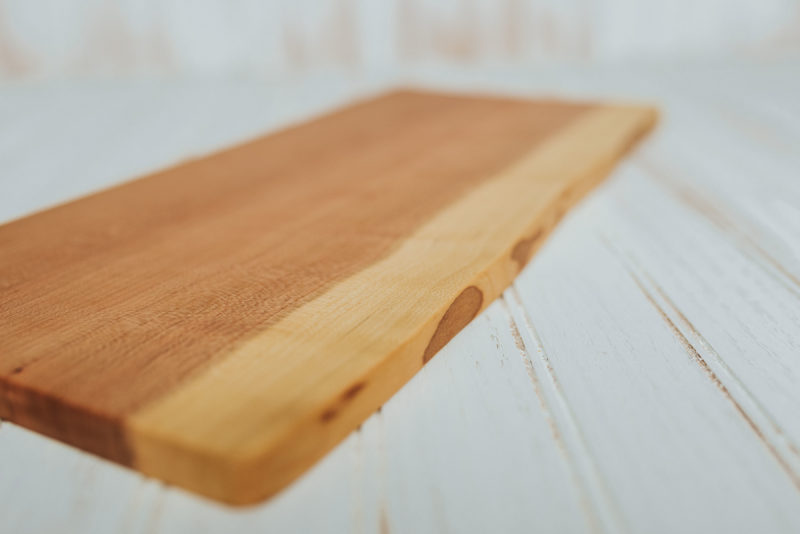 A Holland Bowl Mill cutting board. Wood cutting board bacteria