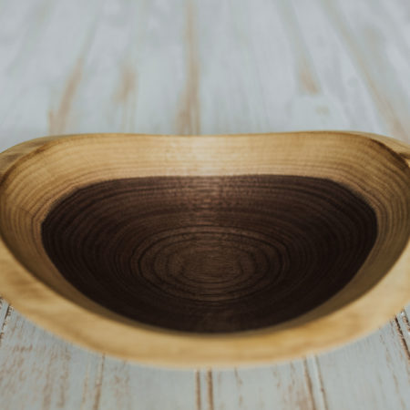 9-inch small live edge bowl from Walnut