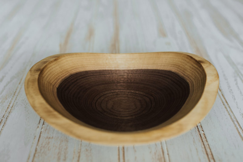 9-inch small live edge bowl from Walnut