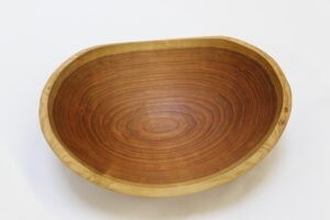 17-inch large cherry wooden bowls