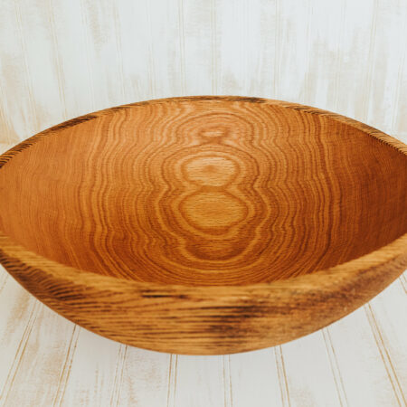 15 Inch Solid Red Oak Wooden Bowl Holland Bowl Mill RO115B 