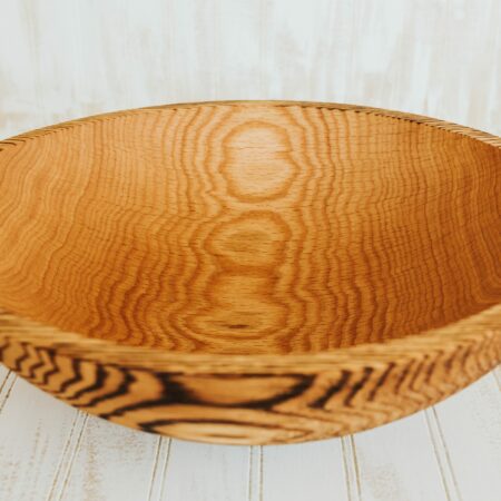 12-inch Torched Red Oak bowl